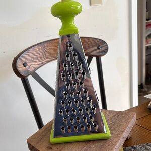 Vibrant Green Tower Grater for Kitchen